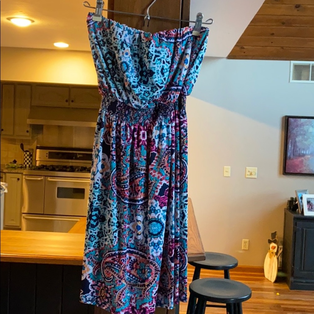 Strapless dress